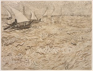Bateaux à Saintes-Maries - Vincent van Gogh